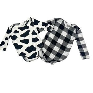 Angel Dear Monochrome Bodysuit Set